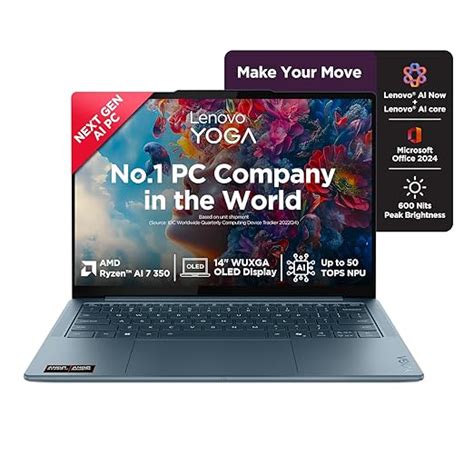 Lenovo Yoga Slim 7 AMD Ryzen AI 7 350 (32GB RAM/1TB SSD/14 (35.5cm ...
