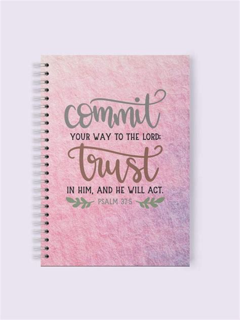 Christian Spiral Bound Notebooks with Inspiring Bible Quotes – Living Words