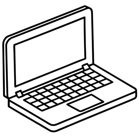 Generic Laptop Computer Drawing 的图像结果
