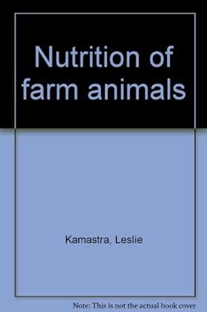 Nutrition of farm animals : Amazon.in: Books