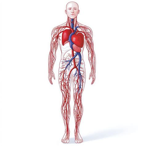 Human Cardiovascular System Diagram Heart Anatomy and Structure | Premium AI-generated image