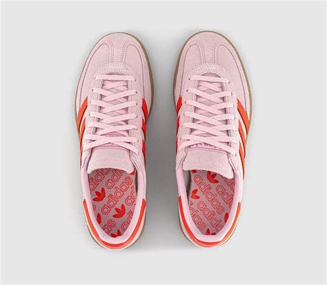 adidas Handball Spezial Clear Pink Solar Orange Gum - Women's Trainers