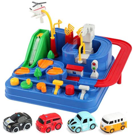 Car Adventure Toys, City Rescue Preschool Toy, Race Tracks for Boys, P ...