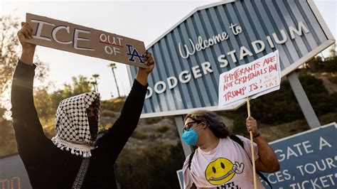 Los Angeles Dodgers ICE protests and boycott threats, explained