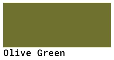Olive Green Color Codes