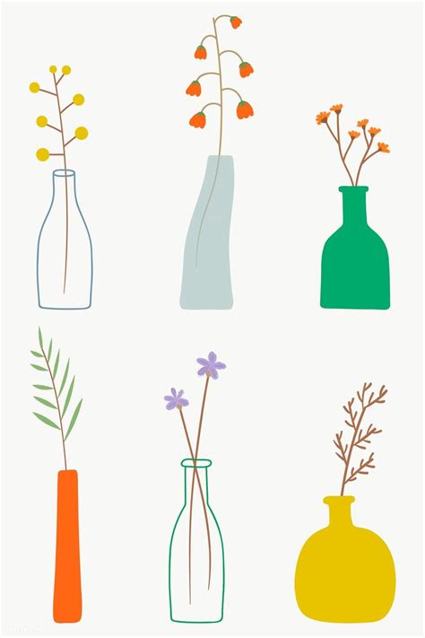 flower vase illustration