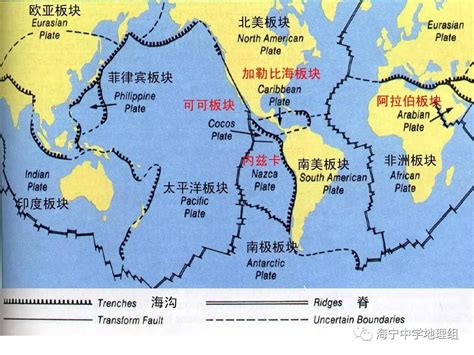 世界地图板块图 的图像结果