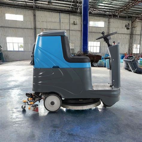 China Kuer Factory Logistics Warehouse and Epoxy Resin Floor Scrubber ...