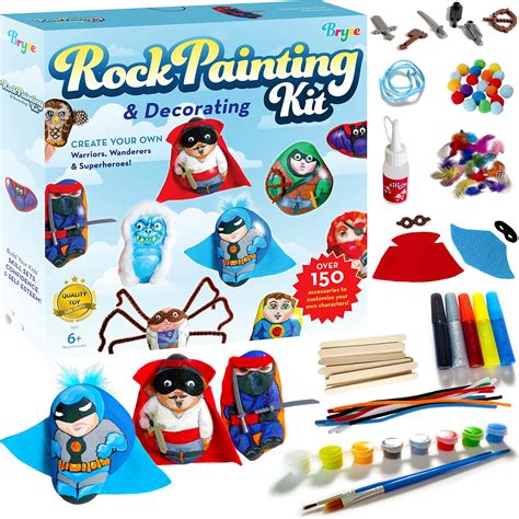 Buy Rock Painting Kit for Kids - Everything Included to Create ...