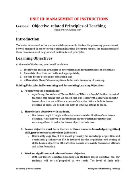 Image result for Three-Part Learning Objectives