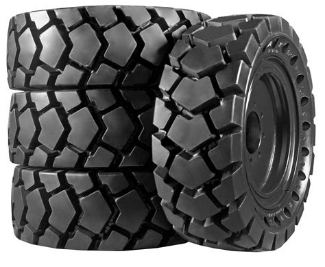 Skid Steer Solid Rubber No Flat Tires for Concrete and Asphalt