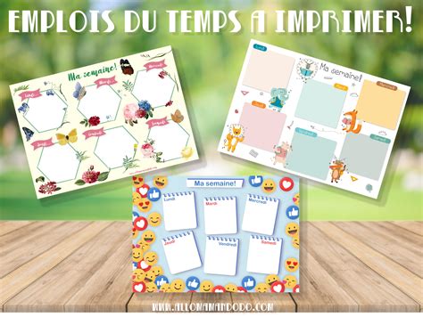 Emploi Du Temps Editable HTML/JavaScript 的图像结果