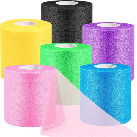 Amazon.com: Pre Wrap Athletic, 6 Rolls Prewrap Athletic Tape, Multi ...