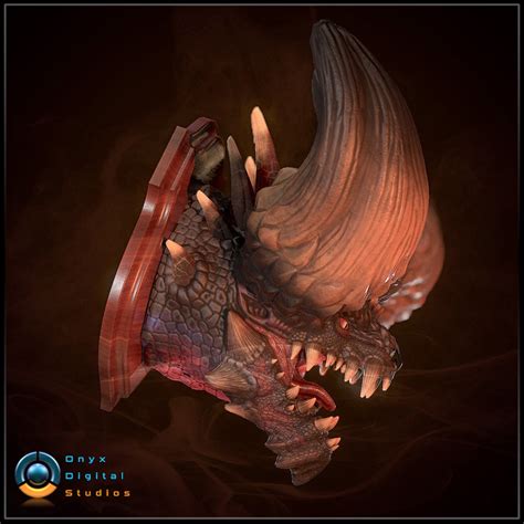 Nergigante Wall Mounted Head STL 3D Printable Monster Hunter - Etsy