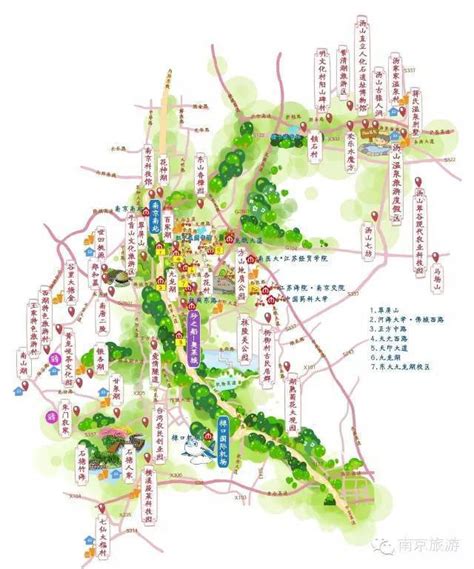 南京旅游地图【相关词_ 南京旅游攻略】 - 随意贴