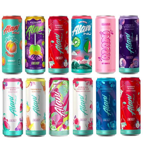 Alani Assorted Variety Pack 12 Fl Oz Energy Drink, India | Ubuy