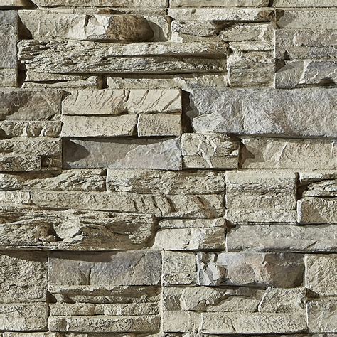 Faux Stacked Stone 3D Textured Wall Panel Sample | Sedona | 8"L x 8"H ...