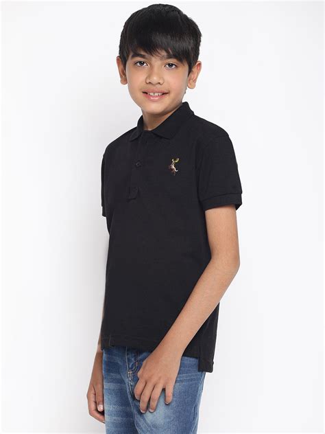 Lil Tomatoes Boys Cotton Polo T-shirt | Lil Tomatoes