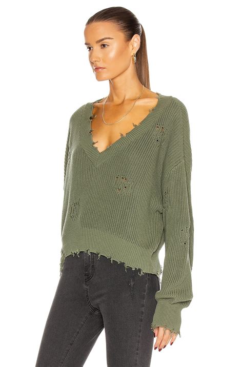SER.O.YA Syd Sweater in Olive | FWRD