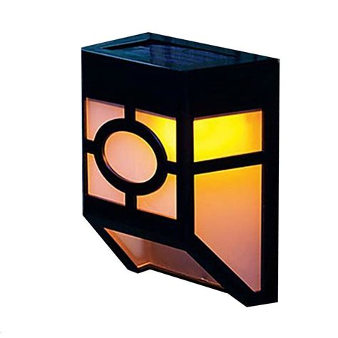 Quace Solar Powered Wall Mount Box Design Warm White LED for Ambient ...