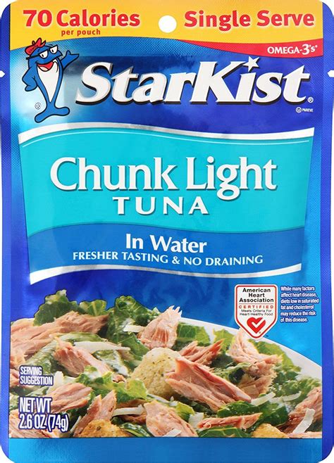 StarKist Chunk Light Tuna in Water, 2.6 Oz, Pack of 24 | Starkist, Tuna ...