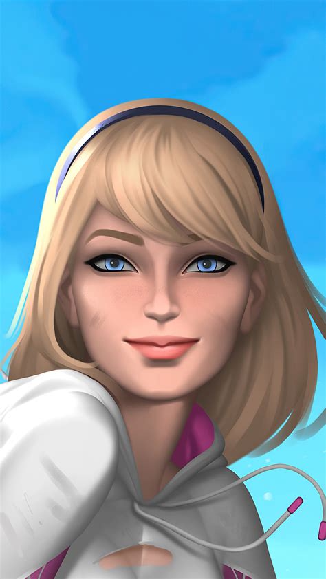 #1402161 gwen stacy, superheroes, artist, artwork, digital art, hd, 4k ...