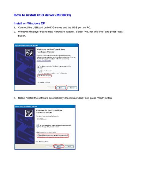 Install USB Driver Software 的图像结果