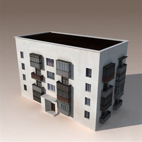 3DS Max Building Model 的图像结果