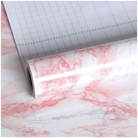 VEELIKE Pink Marble Contact Paper – Veelike