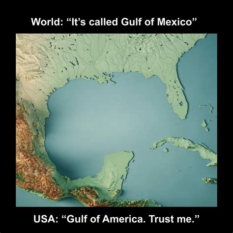 Free Gulf of America Meme Template to Edit Online
