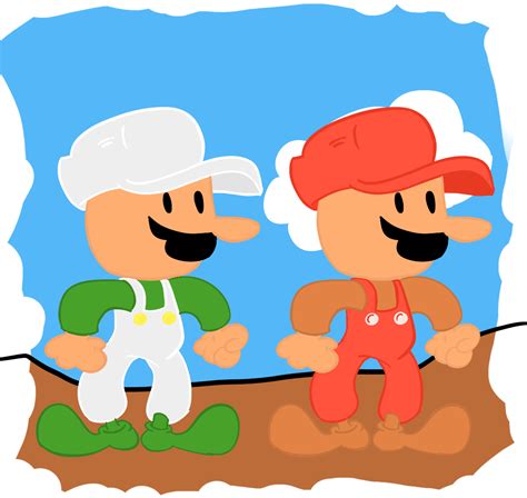 Mario Twins by thimbly on Newgrounds