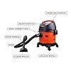 BLACK+DECKER WDBD15 15-Litre, 1400 Watt, 16 KPa High Suction Wet and ...