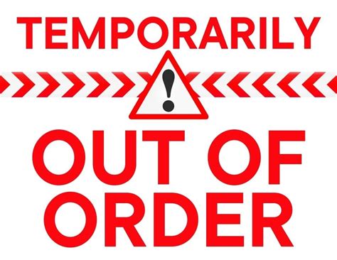 Free Printable Out Of Order Signs