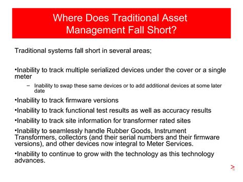 Meter Asset Management at Coop's, IOU's, & Muni's | PPT