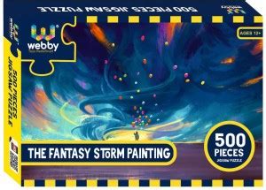 Webby Wooden The Fantasy Storm Painting Jigsaw Puzzle, 500 Pieces ...