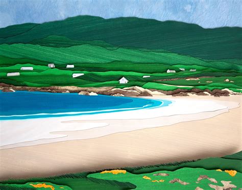 Giclee Artist Print of Gurteen Beach, Dogs Bay, Ireland (limited ...