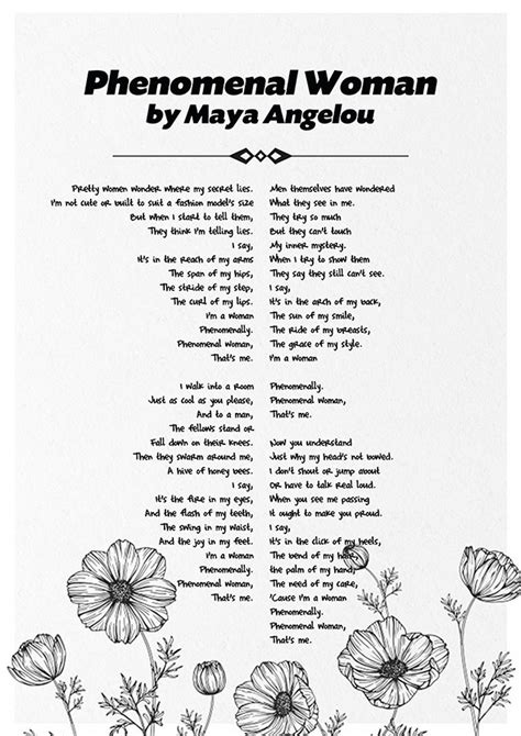 Maya angelou quote phenomenal woman - polfspy