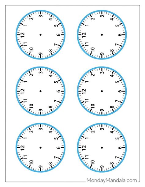 Image result for Clock Pattern Printable