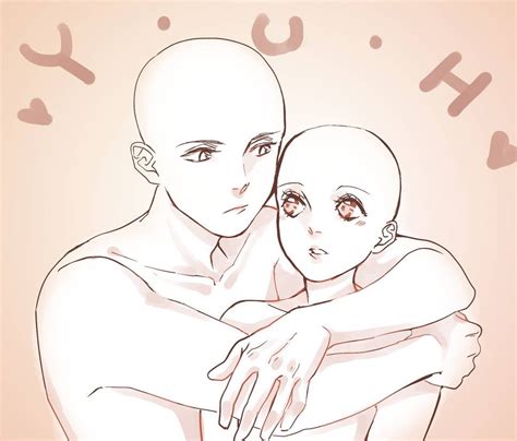 anime couple drawing base - Altagracia Campos