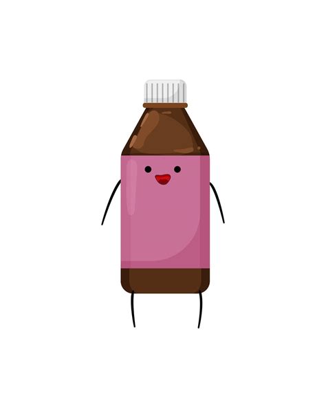 Cute Medicine Bottle 58248508 Vector Art at Vecteezy