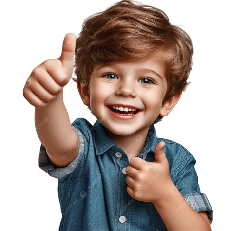 Little Boy Thumbs Up PNG, Vector, PSD, and Clipart With Transparent ...