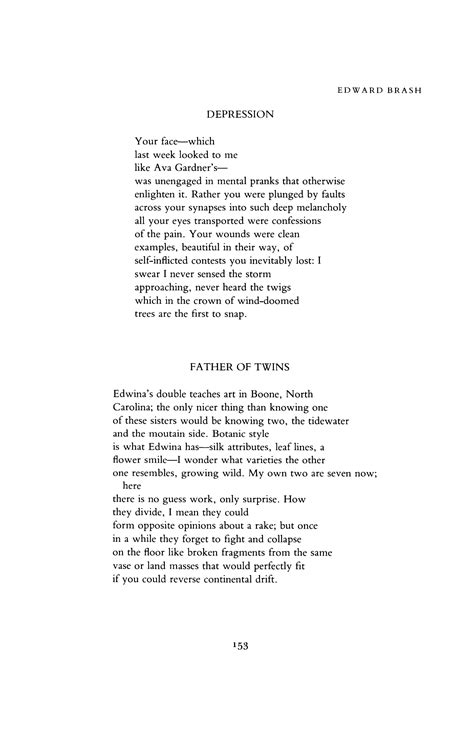 Poems About Depression