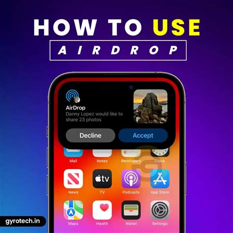 How To Use Airdrop In IPhone 15 | How To Enable And Disable Airdrop In ...