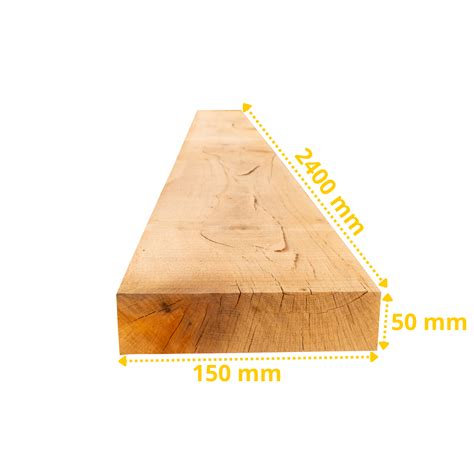 Oak Boards 2400 x 150 x 50mm – Oakmax