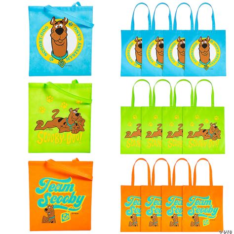 15" x 17" Large Blue, Green & Orange Scooby-Doo!™ Nonwoven Tote Bags ...