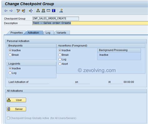 ABAP Check Point Group Transaction SAAB - Making Troubleshooting Easy