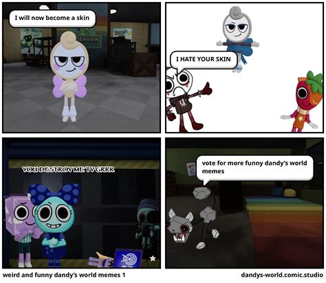 weird and funny dandy’s world memes 1 - Comic Studio