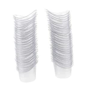 HEAVENGLOW Portable 300 Pieces 5ml Eye Wash Flush Cups PVC Measuring ...