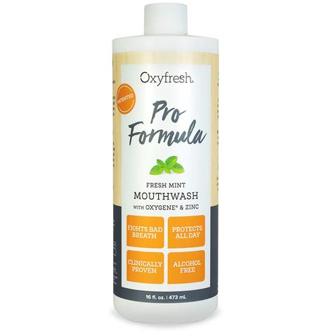 Oxyfresh Zinc Mouthwash: For Long-Lasting Fresh Breath & Healthy Gums ...