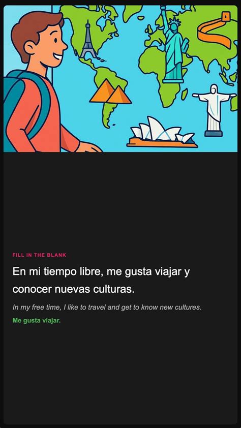How to Say 'I Like to Travel' in Spanish | Me Gusta Viajar & More